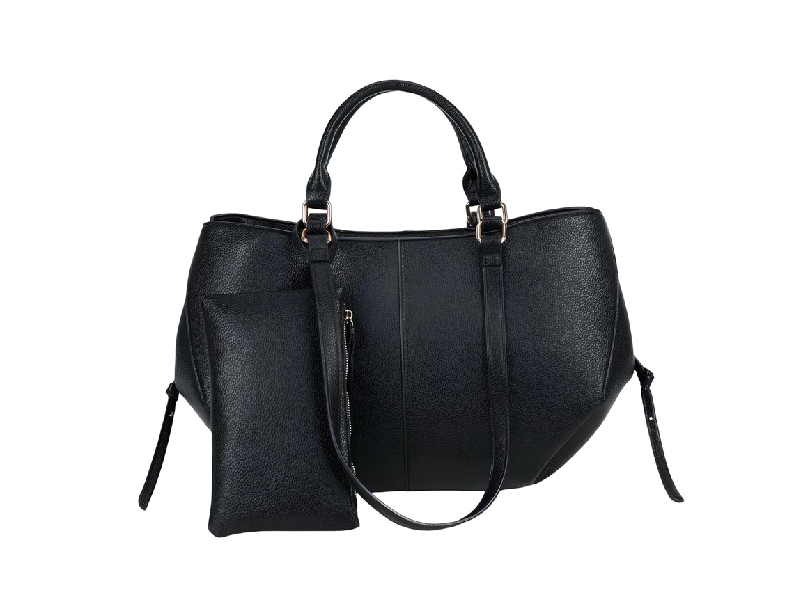 Mala De Compras Para Mulher, Com Bolsa A Condizer E Cordão De Aperto