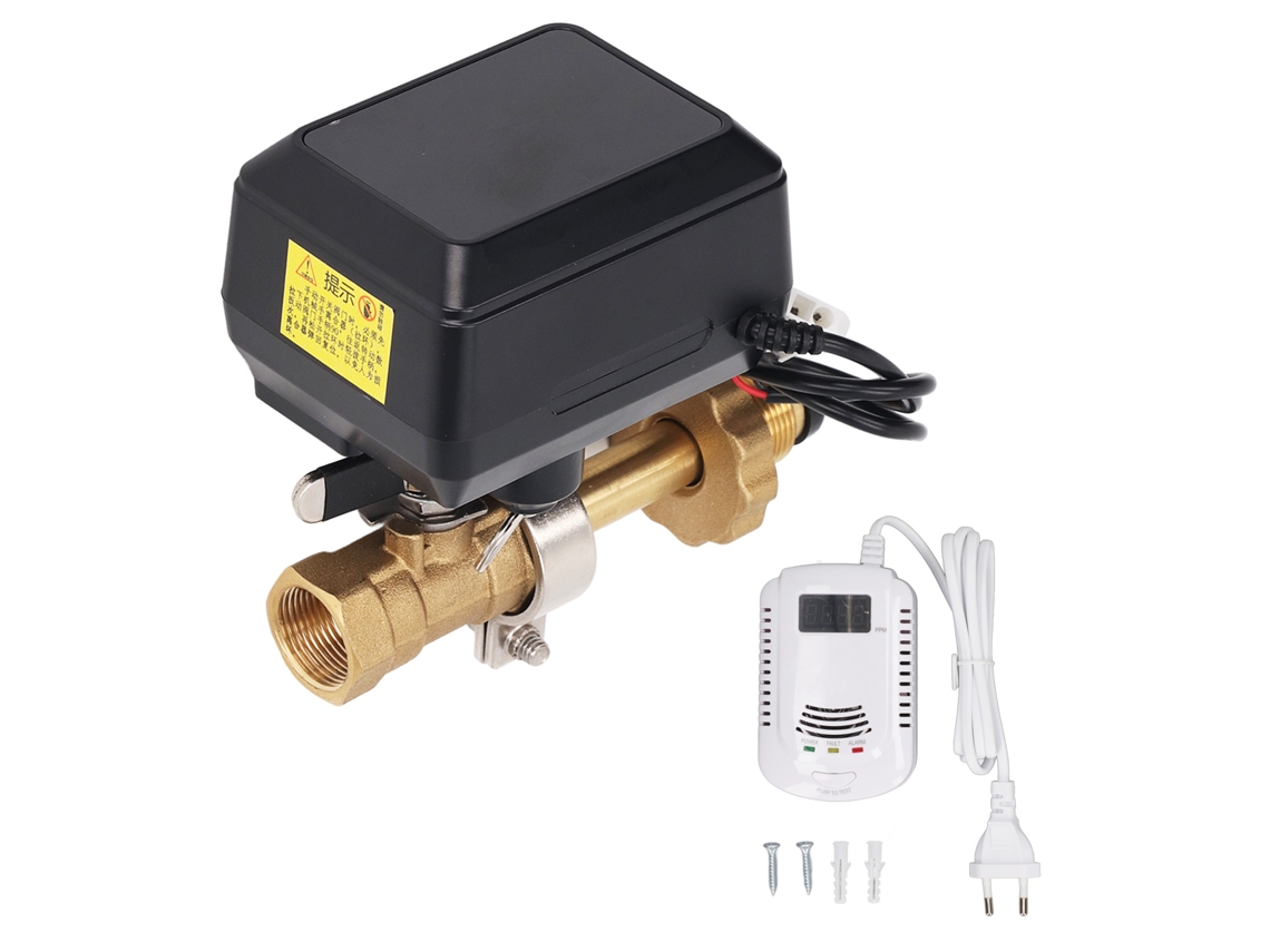 Controlador De Válvula Elétrica Com Detector De Gás