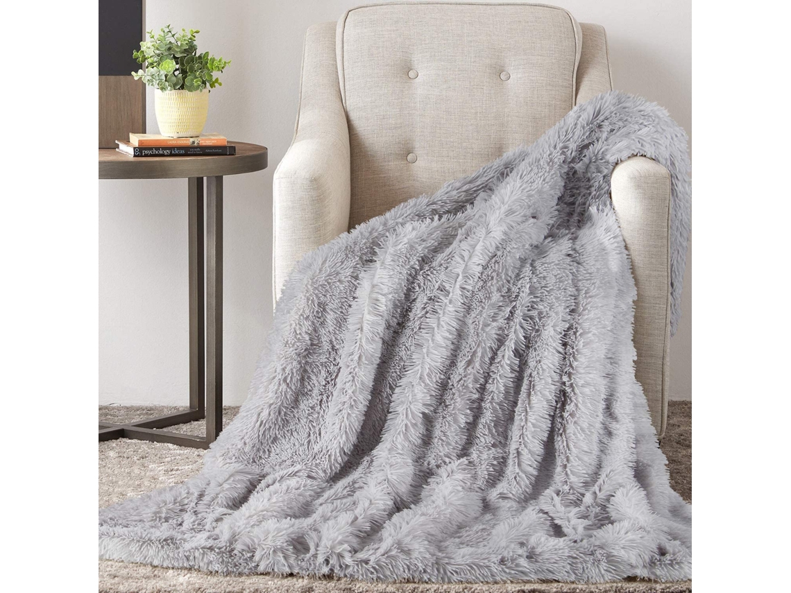 Manta Microfleece 130x160cm - Cinza