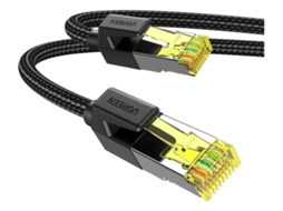 Lurelia Cabo Ethernet Cat7 F/ftp 3 M Preto Rj45, Ligação Rj45 Para Rede Lan