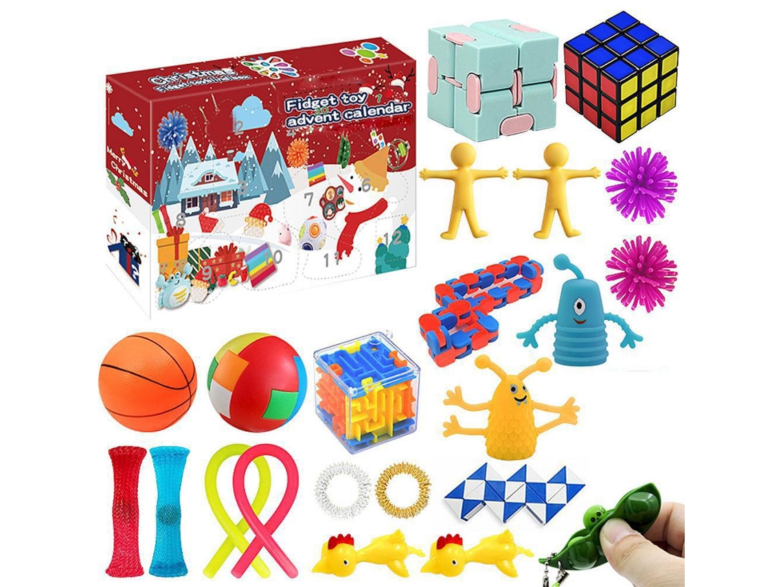 Calendário De Contagem Regressiva Sensorial Presente De Brinquedo