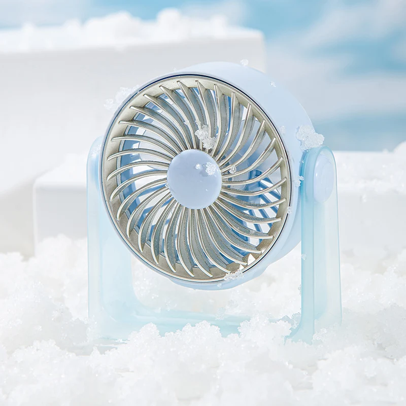 Ventilador de Mão MDUG com Visor LED, 5 Velocidades e Dobrável