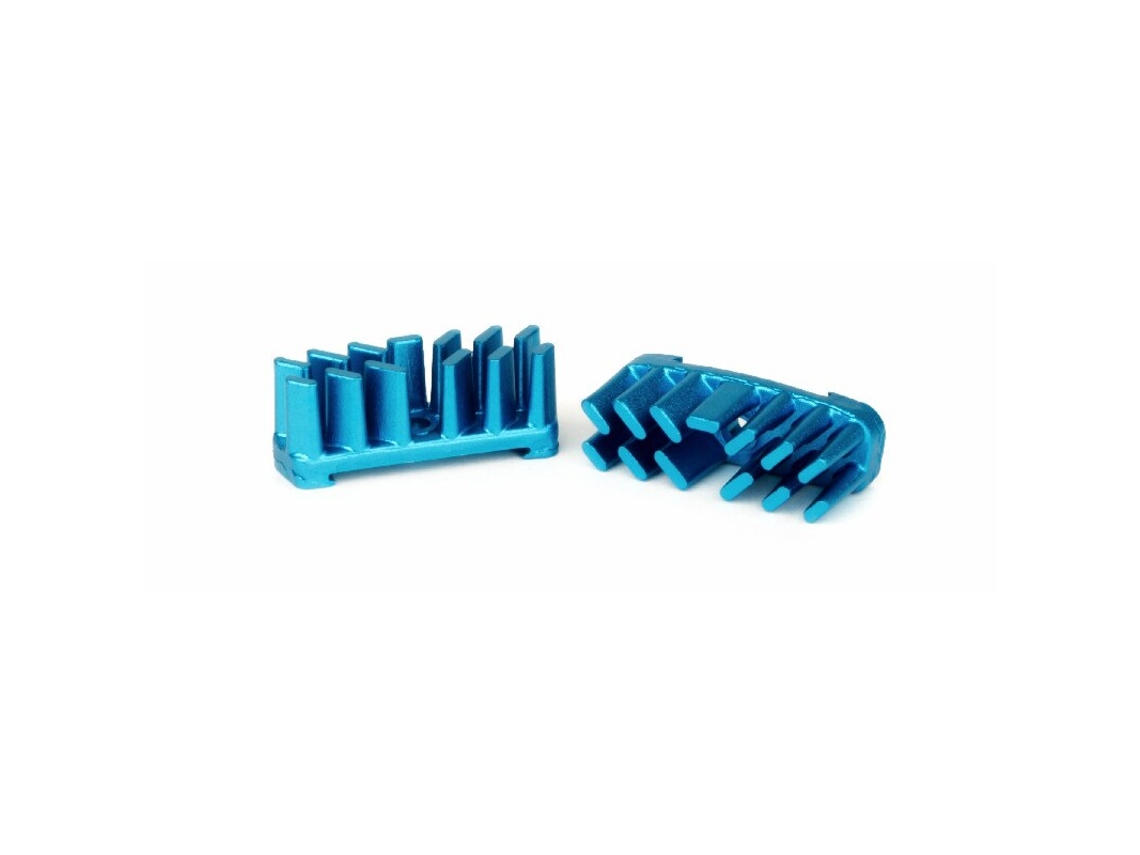 Par de radiadores para pastilhas de travão de bicicleta em alumínio Elvedes Aerostream