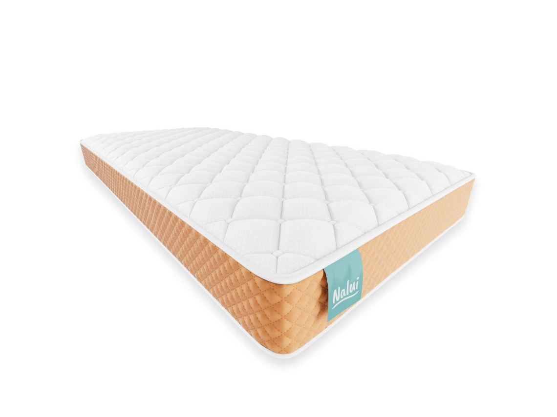 Colchón Viscoelástico 90x190 Cm NALUI One 15 Firmeza Media alta Y Grosor 15cm. Tejido 3d Y Multicapa 8 Airsoftpro, Fabricado En España Melocotón