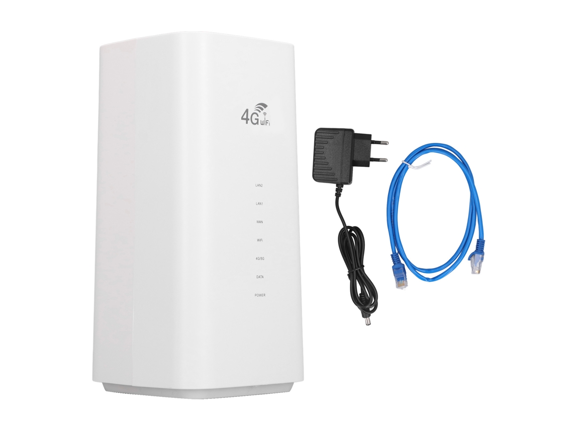 Switch Ethernet 5 portas Gigabit, não gerenciado, plug and play, para casa, com shell ABS, 100-240V, plug EU S/MARCA