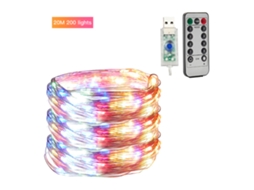 Laxiscreed Light Colorido Com 8 Modos De Iluminação Para Decoração De Ambientes