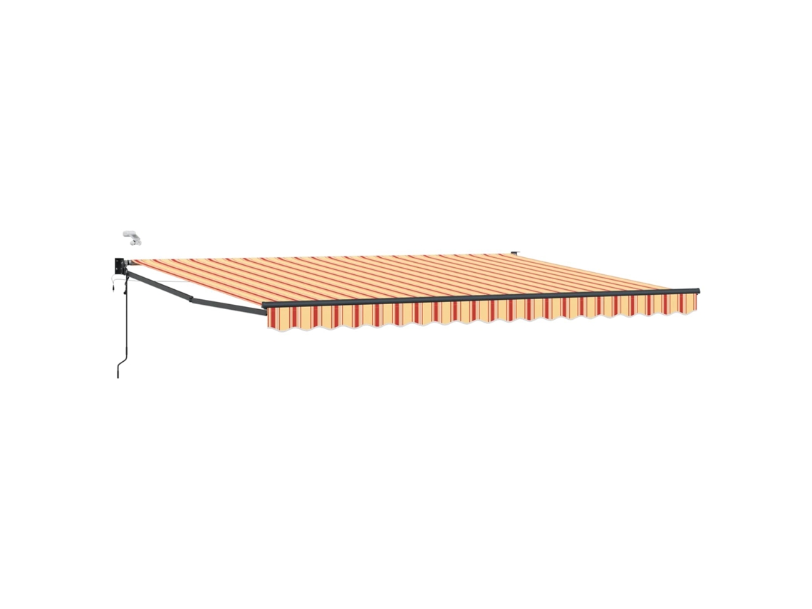 Toldo Retrátil Elétrico Multicolor 4 × 3 M VIDAXL