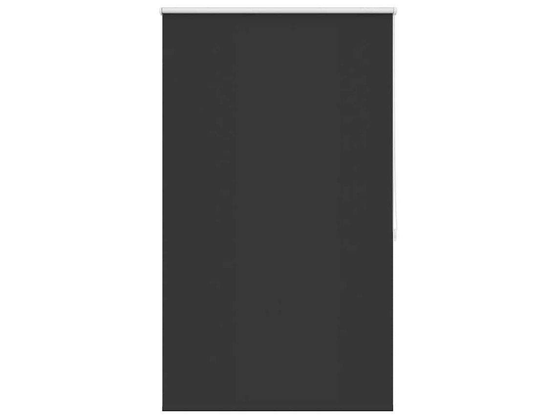 Maison Exclusive - Cortina De Rolo Blackout 84,4x175 Cm, Largura Do Tecido 80 Cm, Preta