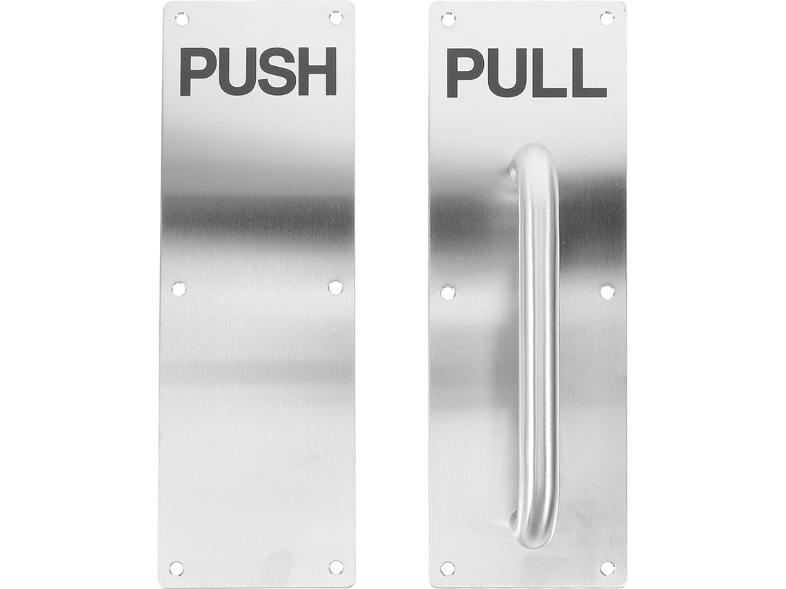 Puxador De Porta Em Aço Inoxidável: Puxador De Empurrar E Puxar