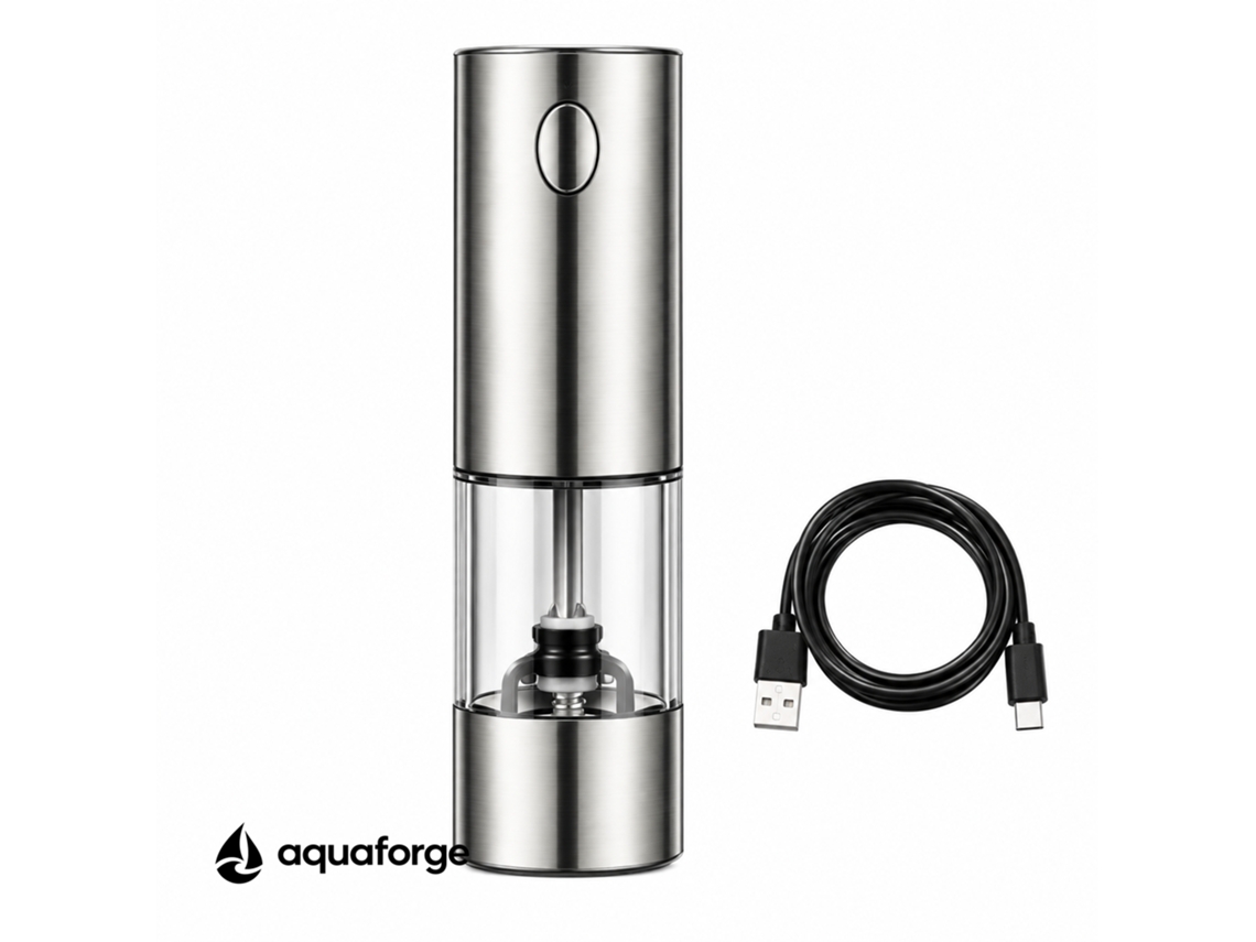Moinho Elétrico De Café Aquaforge Com 5 Níveis De Moagem E 100 G Para Café