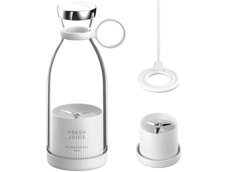 PW TOOLS 350ML Liquidificador portátil, Liquidificador portátil de smoothie, Shaker, Carregamento sem fio com quatro lâminas, Mini liquidificador Bo14