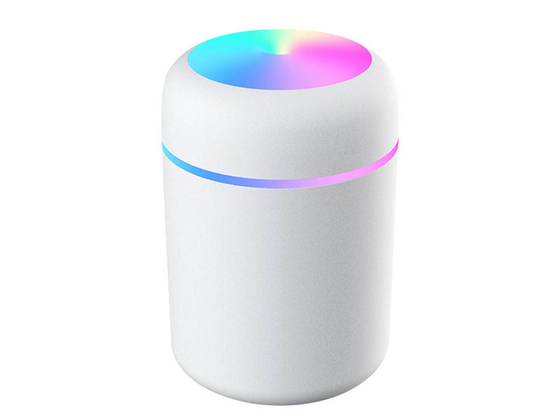 Humidificador de aromaterapia com controlo de um botão, luz e usb, 300ml LAXISCREED