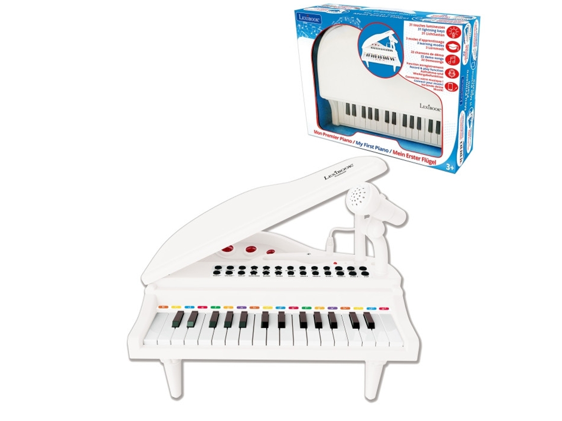 Instrumento Musical LEXIBOOK meu primeiro piano (Idade Mínima Recomendada: 3 anos)
