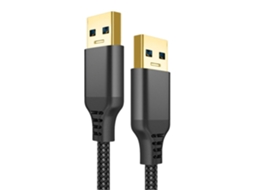Cabo De Extensão Usb 3.0 Trançado Em Nylon, Transferência Dados,
