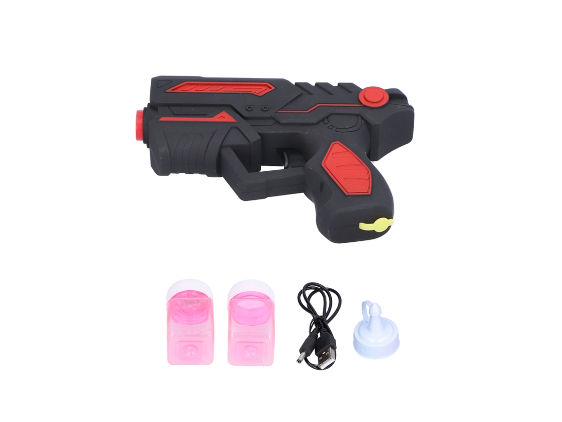 Primerox máquina de Bolhas com Luz e Música Brinquedo Infantil para Crianças 3+ Anos Vermelho 938c