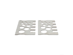 Calibrador De Rosca Métrica Em Aço Inoxidável Para Parafusos E Porcas, 2x 100mm, Ferramentas De Precisão