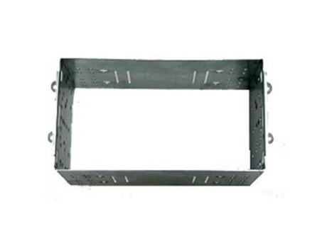 Adaptador Frontal de Rádio de Carro Din Duplo Preto com Gaiola de Metal NISSAN Qashqai