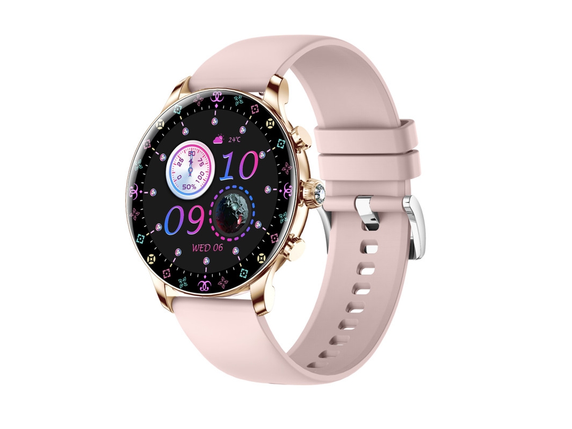 Smartwatch, 1,39 Polegadas Hd Tecido, Ip67 À Prova D'água, para iPhone e Android, Dourado Bestvite