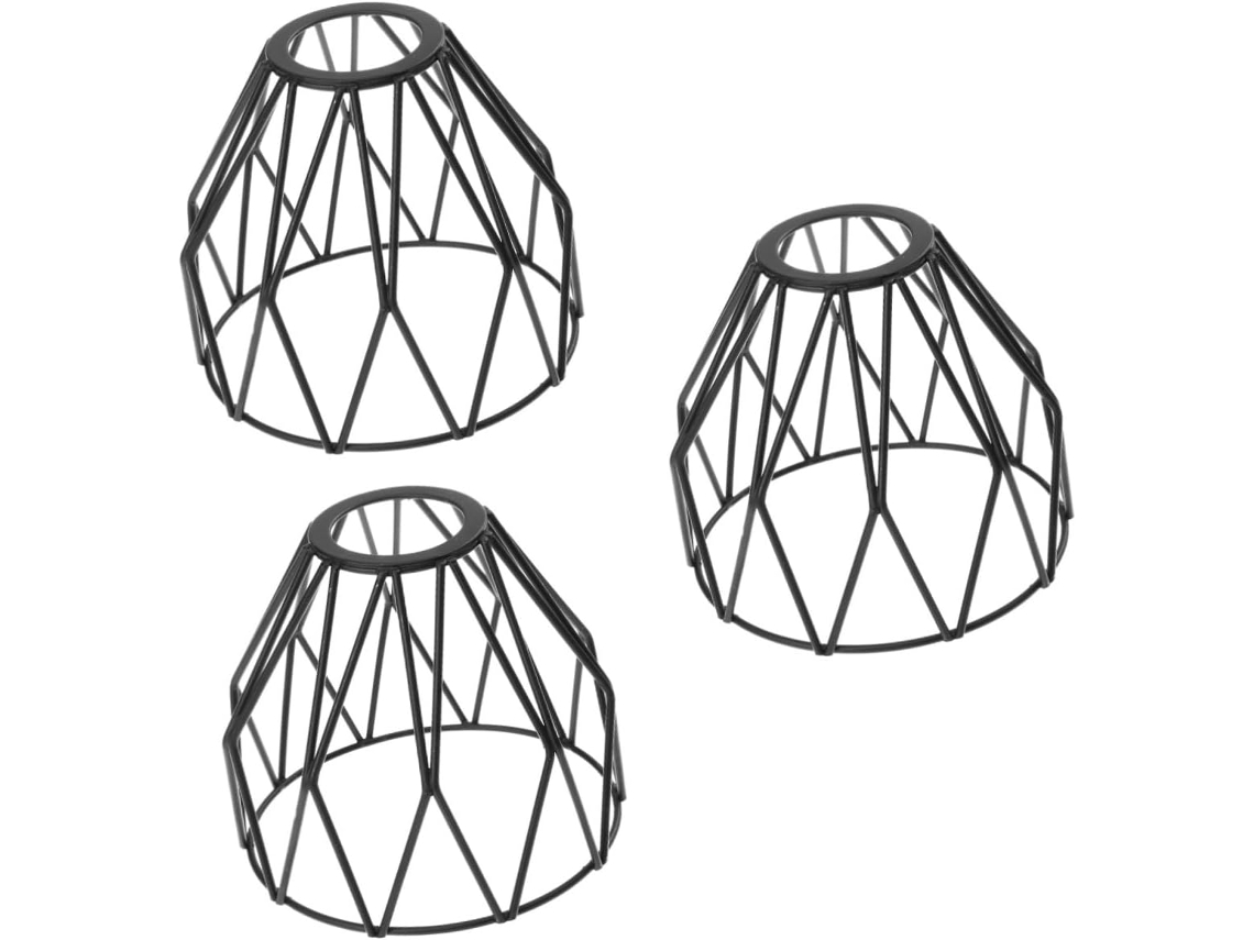Conjunto De 3 Peças De Cúpulas Decorativas Para Abajur, Luminária De Teto Versátil Para Restaurante E Bar, Design Moderno.