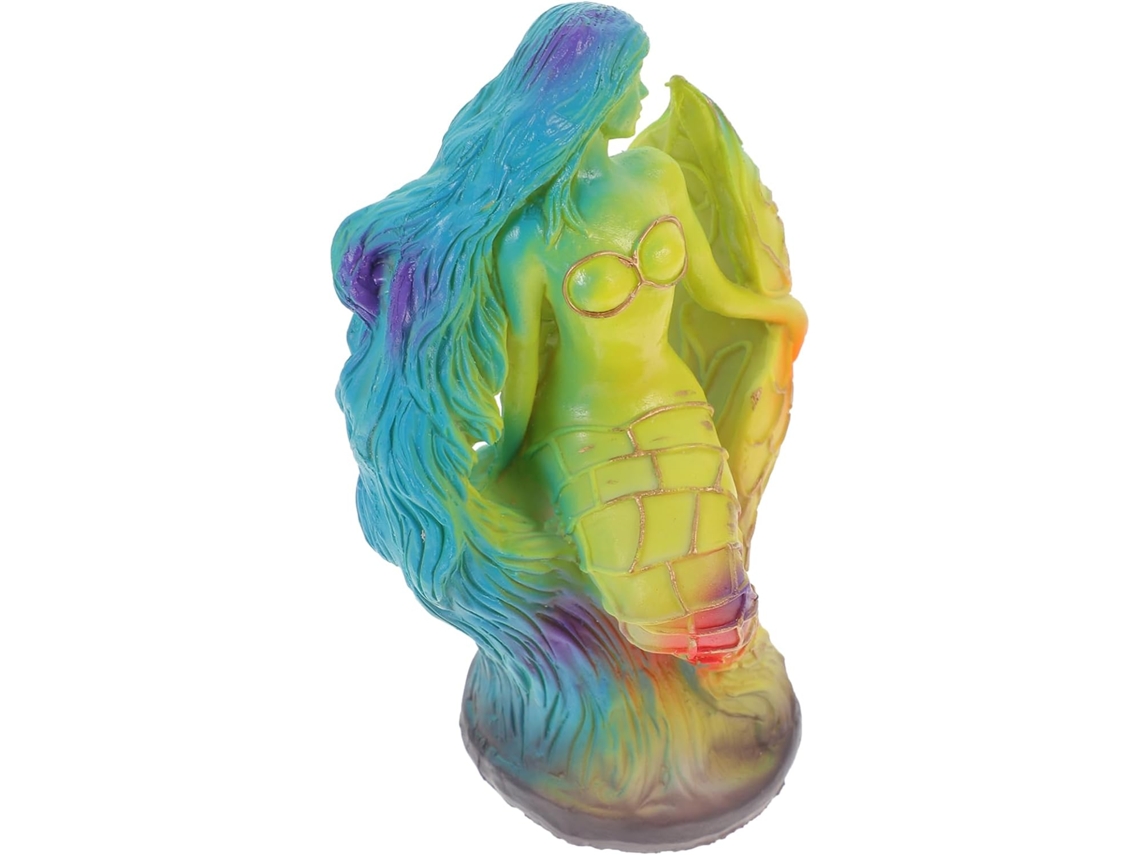 Abajur De Mesa Moderno Em Formato De Sereia, Luminária De Mesa Estética Para Quarto, Iluminação Led, Gokoco