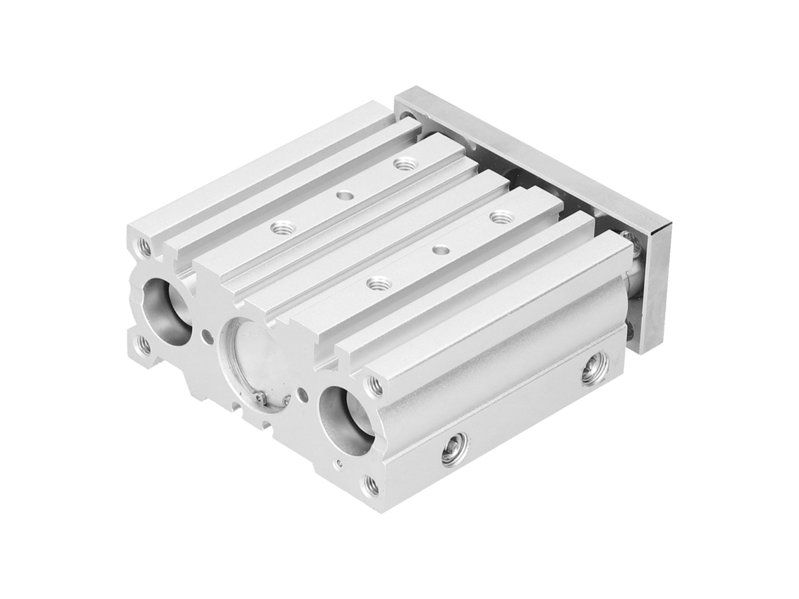 Laxiscreed Cilindro Pneumático De Guia Com Três Válvulas E Duplo Efeito Para Automaçãoindustrial
