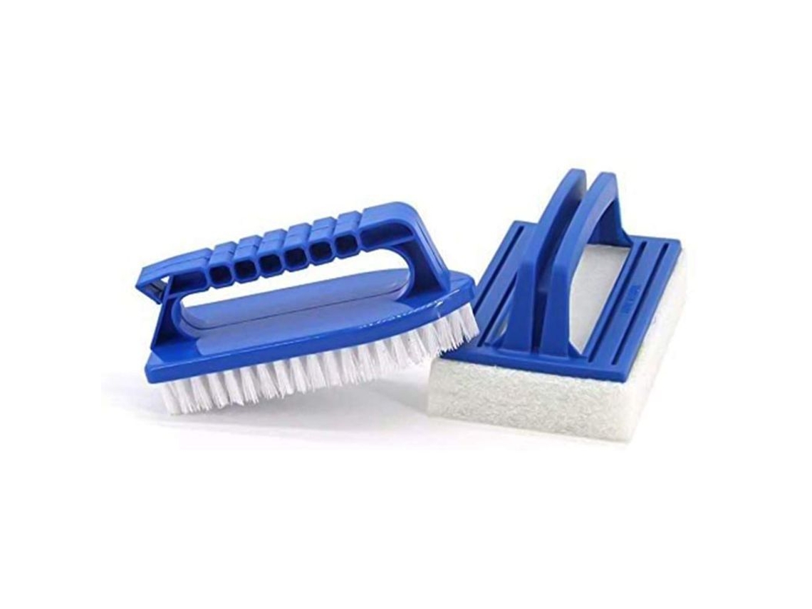 Kit de limpeza para jacuzzis e piscinas, espátula e esponja para spas e piscinas pequenas S/MARCA