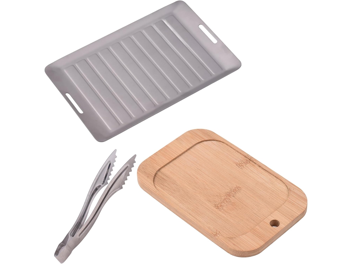 Conjunto De Pinças Antiaderentes Para Churrasco, Individuais, Resistentes E Práticas, Para Uso Externo E Doméstico