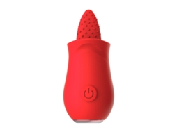 Vibrador De Massagem De Lamber A Lngua De 10 Frequncias Para Mulheres (vermelho)