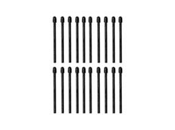 Pontas/pontas De Marcador Stylus 2 Pontas/pontas Macias De Reposição Pretas Olysi Shop (pacote Com 20)