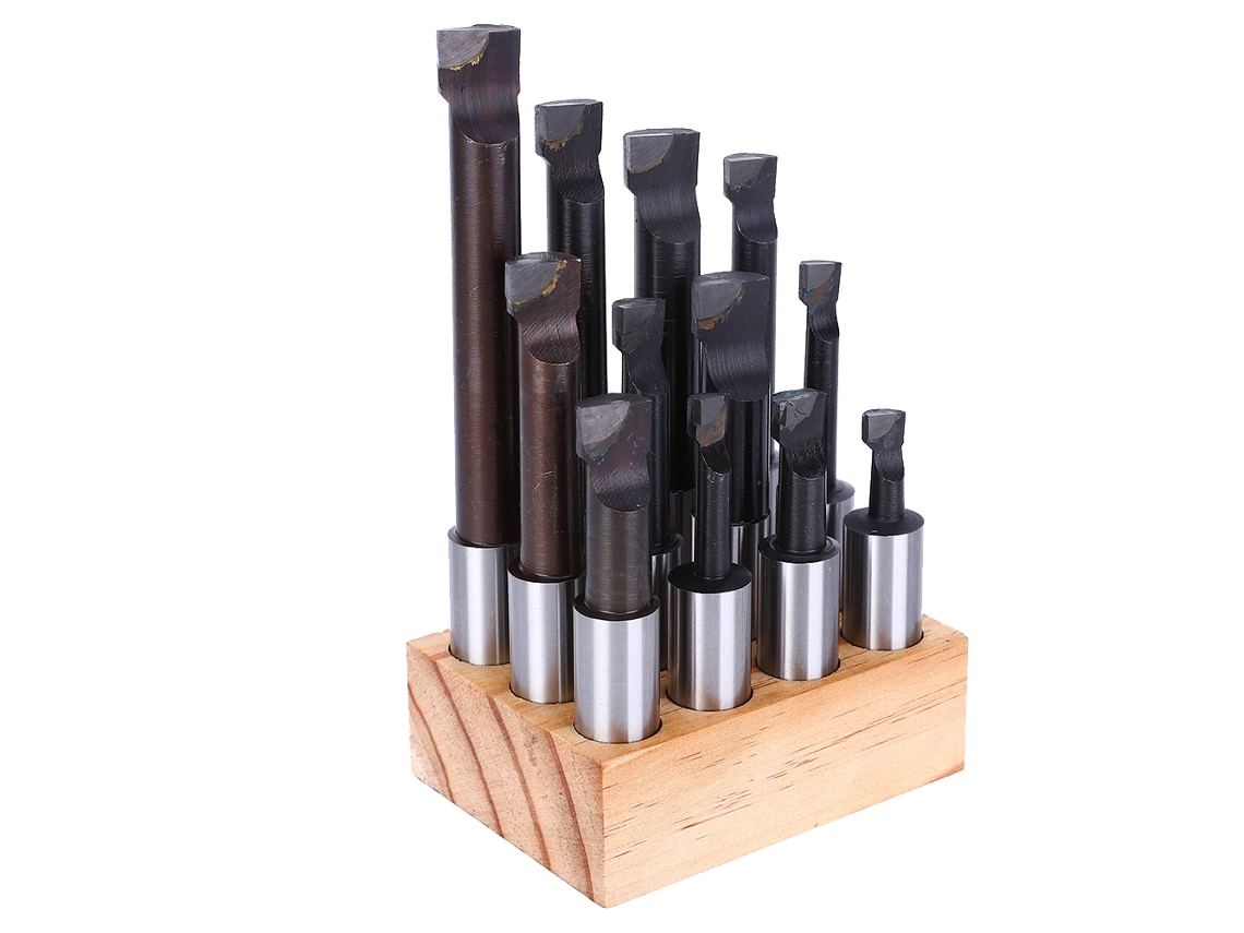 Conjunto De 12 Barras De Desbaste Laxiscreed 18mm Para Tornos Cnc Em Aço Rápido F1 De Alta Performance