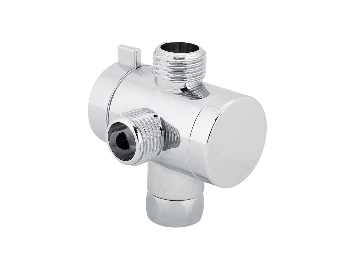 Válvula Divertida de Chuveiro 3 Vias em ABS com Rosca G1/2 para Banheiro com S/MARCA