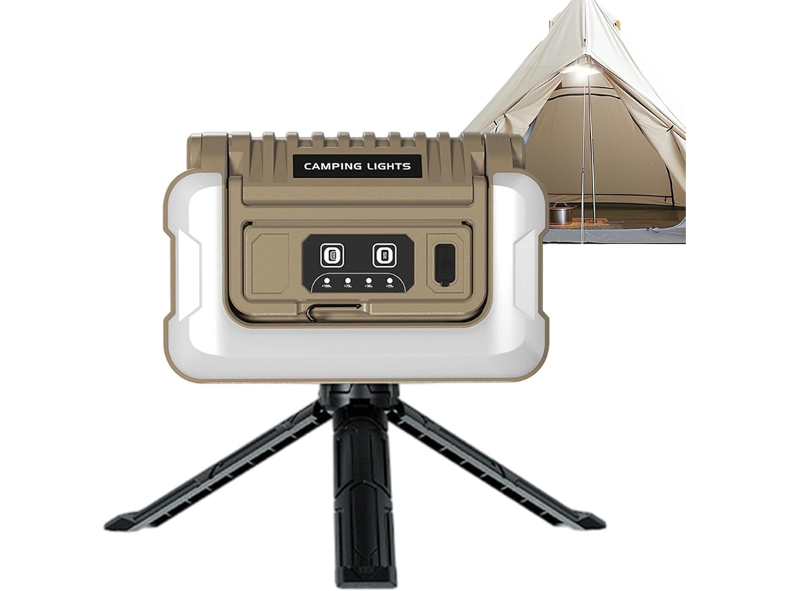 Lanterna De Acampamento Com 5 Modos De Iluminação | Dobrável E Brilhante, Ideal Para Barracas Ao Ar Livre.