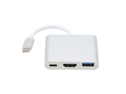 Adaptador Hub Usb c LAXISCREED 3 em 1 Hdmi Pd Usb3.0