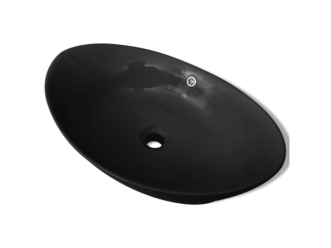 Ceramic Basin, Ceramic Basins Vidaxl Preto Cerâmica (n/a)