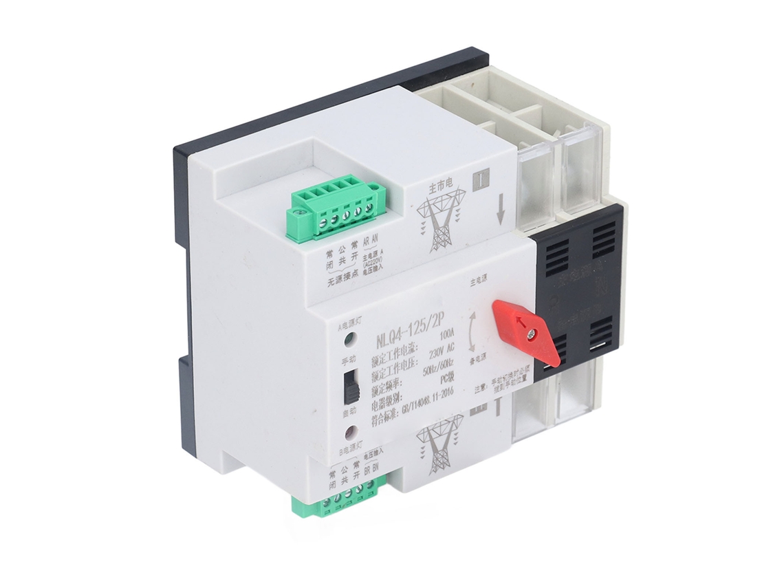 Interruptor De Transferência Dual Rápido Automático 100a