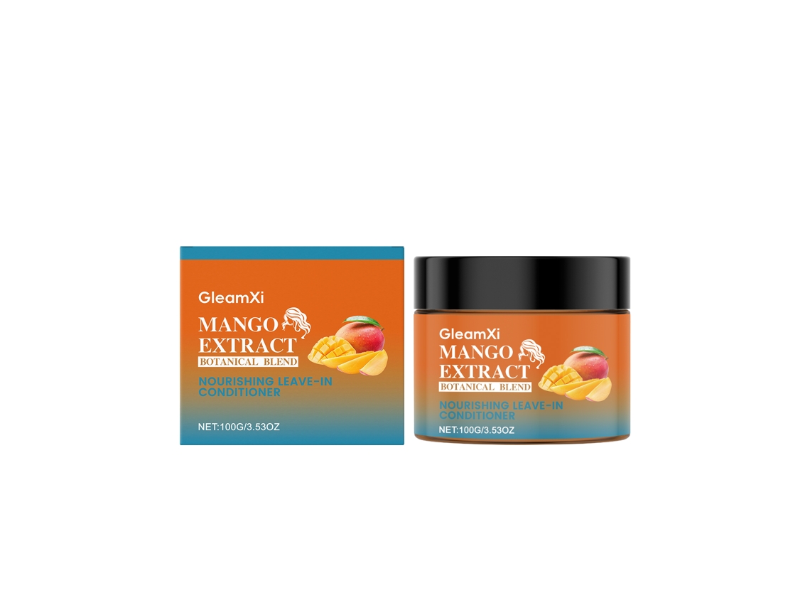 Condicionador Leave in Gleamxi Manga, Nutrição e Hidratação para Cabelo Suave LAXISCREED