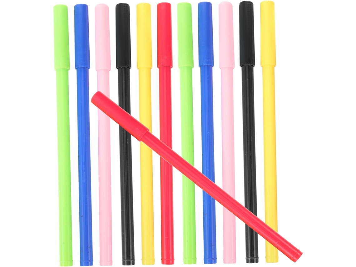 Conjunto De 12 Canetas Gel Com Desenhos Criativos, Duráveis E