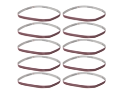 10 Pcs Correa De Lijado Abrasiva Circular 457x13mm Oxido De Aluminio Gxk51-b(180) Para Lijadora