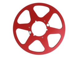 Aetheria bobina Vazia de Fita 1/4 Polegada 10,5 Polegadas Liga de Alumínio 6 Orifícios para Revox Studer