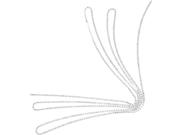 Corrente Prateada Com Strass E Engaste Em Garra, Ideal Para Hobbies Criativos, Confecção De Joias E Decoração