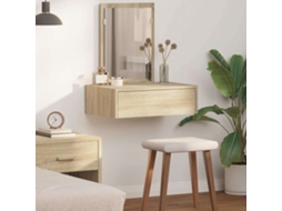 Vidaxl Mesa De Vestir Castanho 60 X 40 X 70 Cm Derivados De Madeira