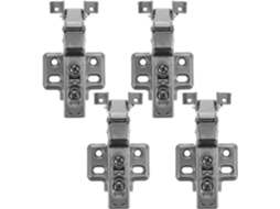 Dobradiças De Armário Com Fechamento Suave Outanaya, 4 Peças, Aço Inoxidável, Hidráulicas E Ocultas Para Janelas