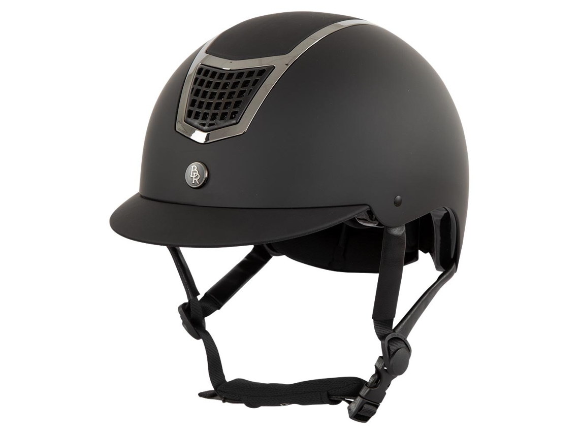 Capacete de Equitação com Viseira Normal BR EQUITATION Lambda Painted