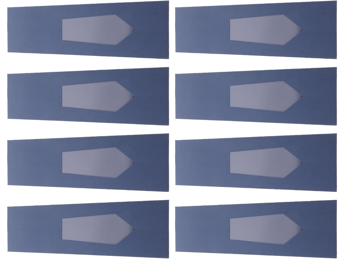Caixa Organizadora De Gravatas Papel Com 8 Compartimentos E Janela, Ideal Para Guardar Acessórios E Lenços Em Casa Ou