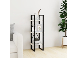 Vidaxl Estante C/ 3 Prateleiras 40x30x105 Cm Pinho Maciço Branco
