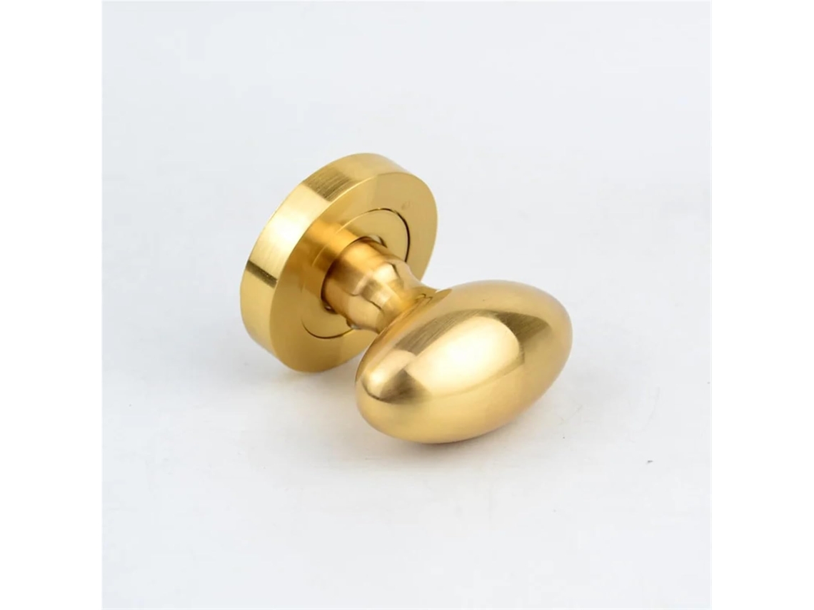 Puxador Oval Em Formato De Ovo, Sem Fechadura, Em Liga De Zinco, 4 Cores, Ferragens Para Casa, 1 Peça Dourado