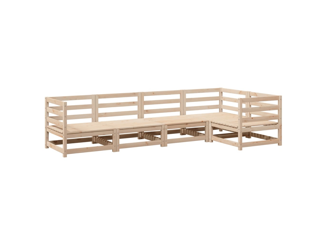 Conjunto de 5 Sofás para Jardim Madeira by Pinho Maciça MAISON EXCLUSIVE