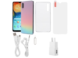 Laxiscreed Smartphone Com Reconhecimento Facial E Digital, Tela Notch Para Uso Diário