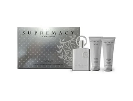 AFNAN Supremacy Silver Dárková Sada Edp 100 Ml Sprchový Gel 100 Ml a Balzám Po Holení 100 Ml 100Ml