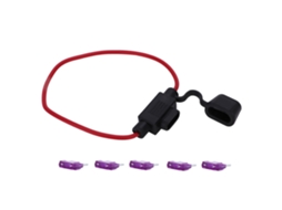Porta-fusíveis Small Series Laxiscreed Para Fusíveis Atc/ato, Ideal Para Automóveis, Embarcações E Veículos Recreativos